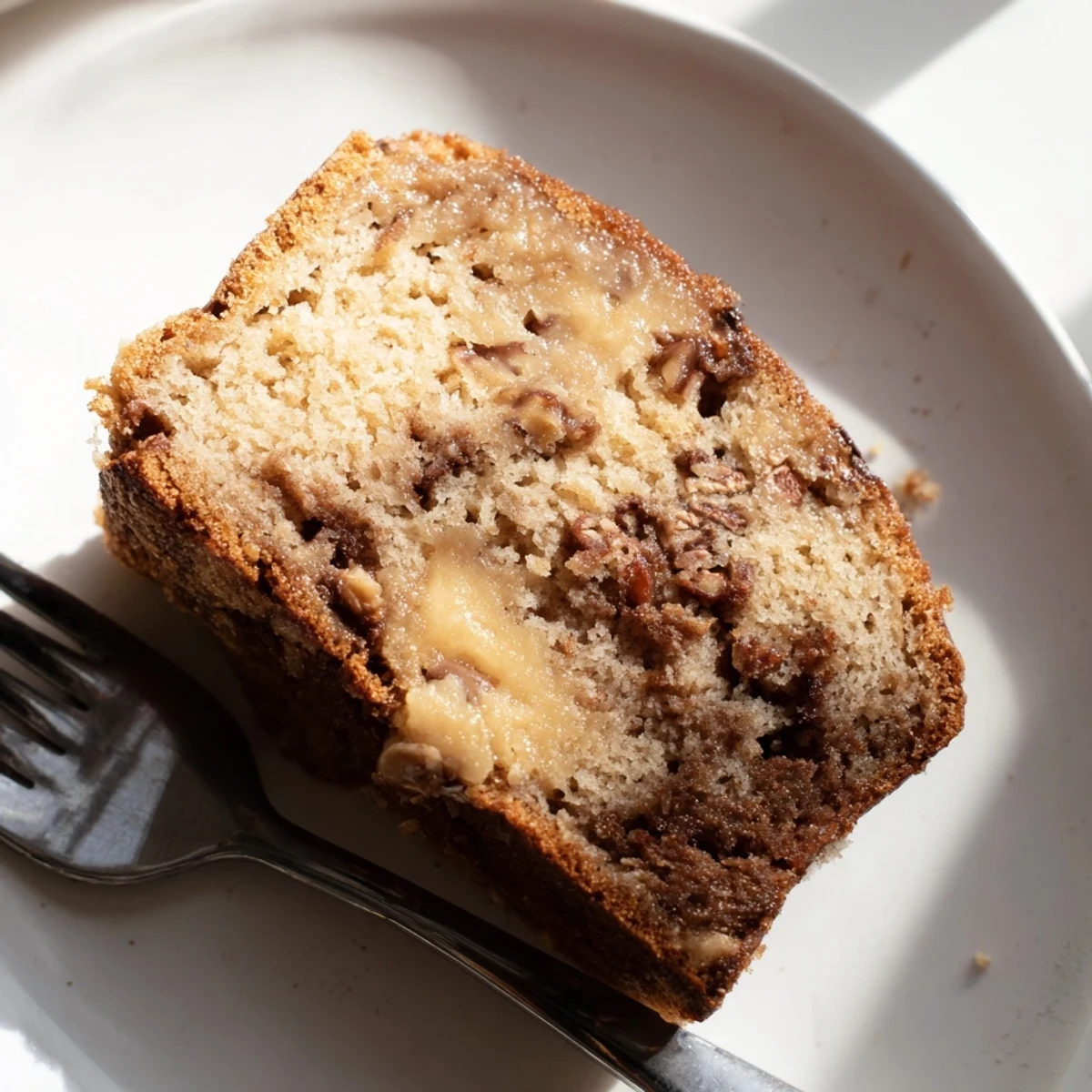 Moist Monster Energy Root Beer Muffin Loaf topped with melted chocolate chips glistens.  