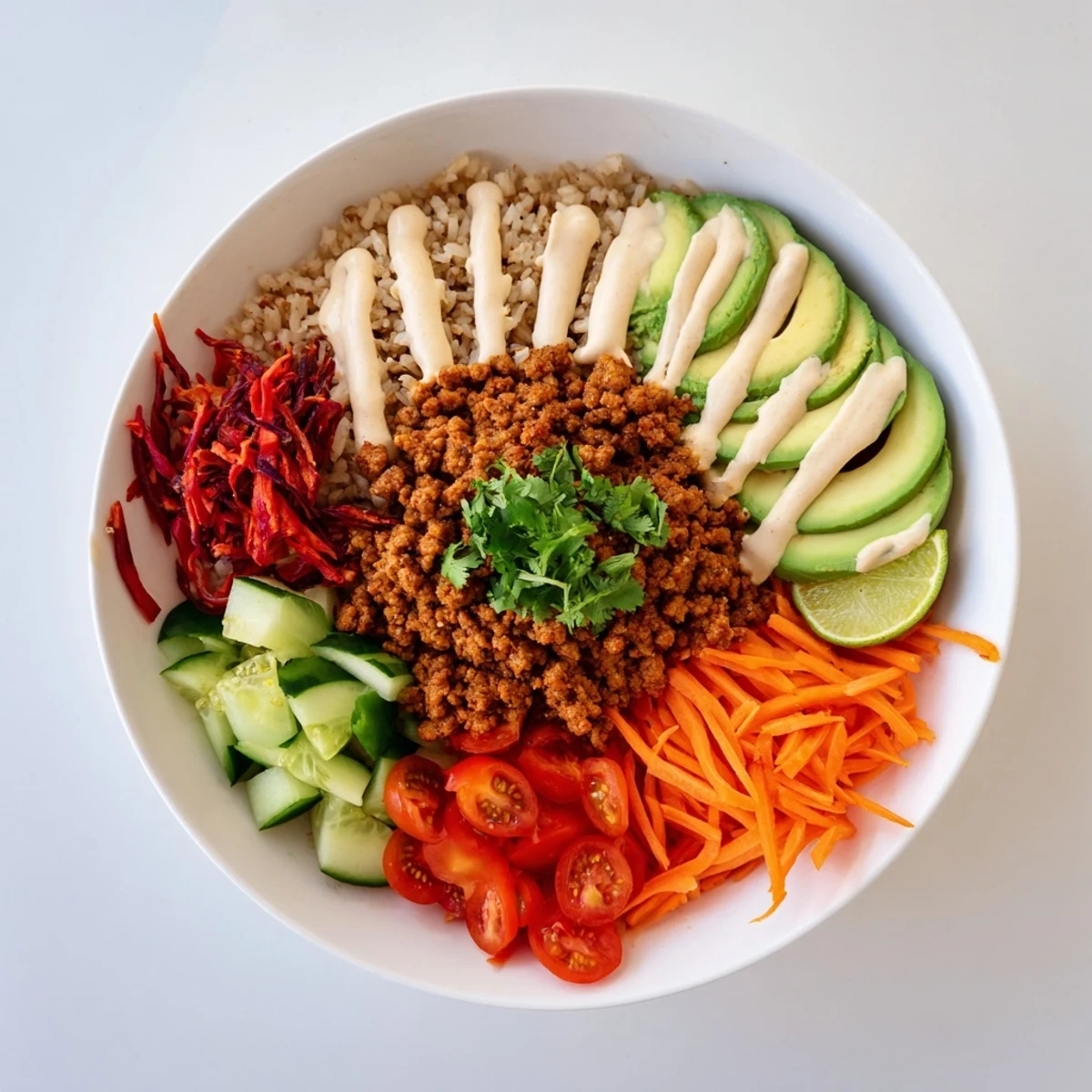 Plant-Based Meat Veggie Bowl
