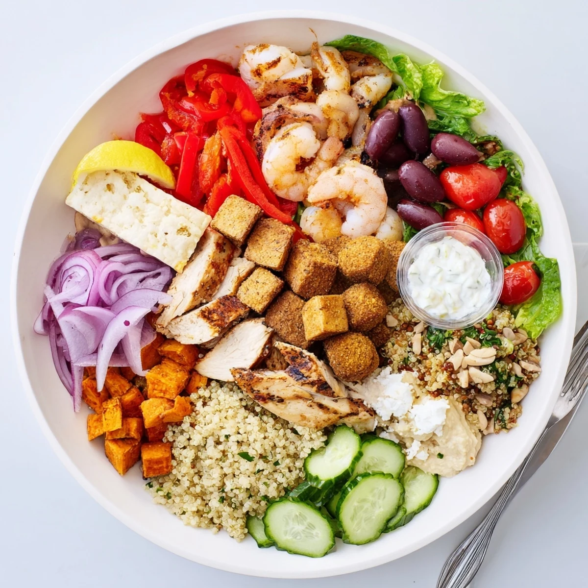 A colorful spread of Build-Your-Own Boards & Bowls for interactive dining.