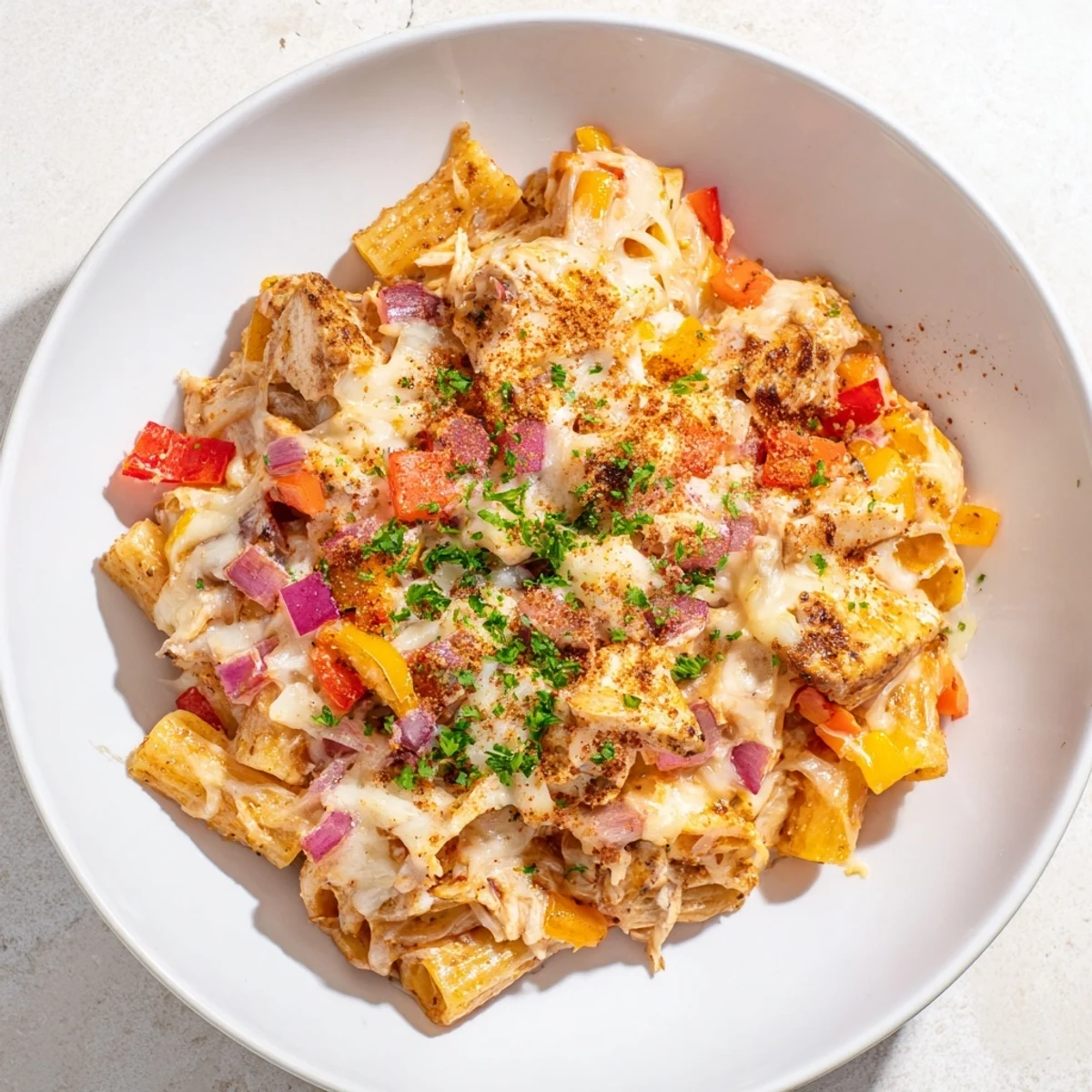 Cajun Chicken Pasta Bake