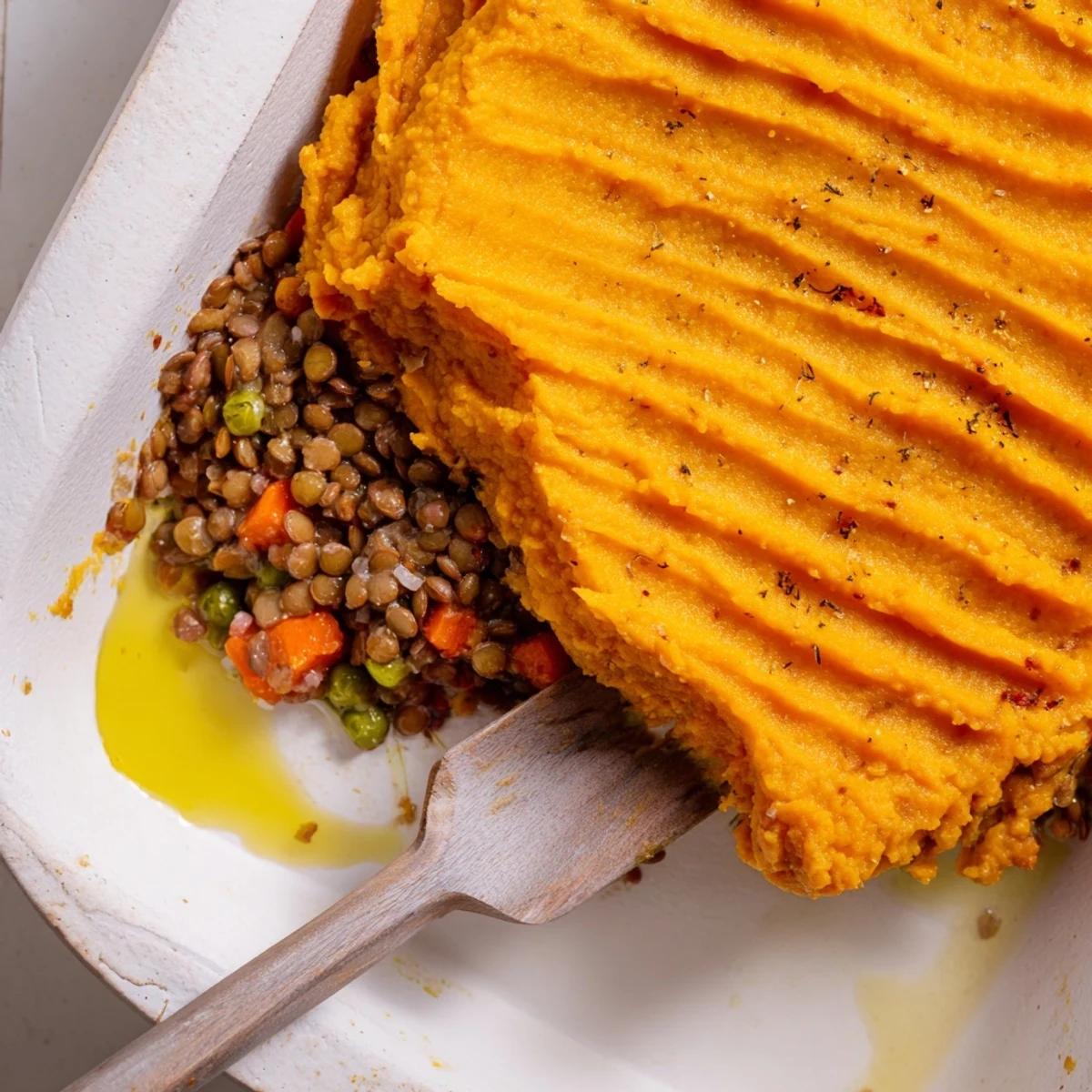 Veggie Shepherds Pie Lentils