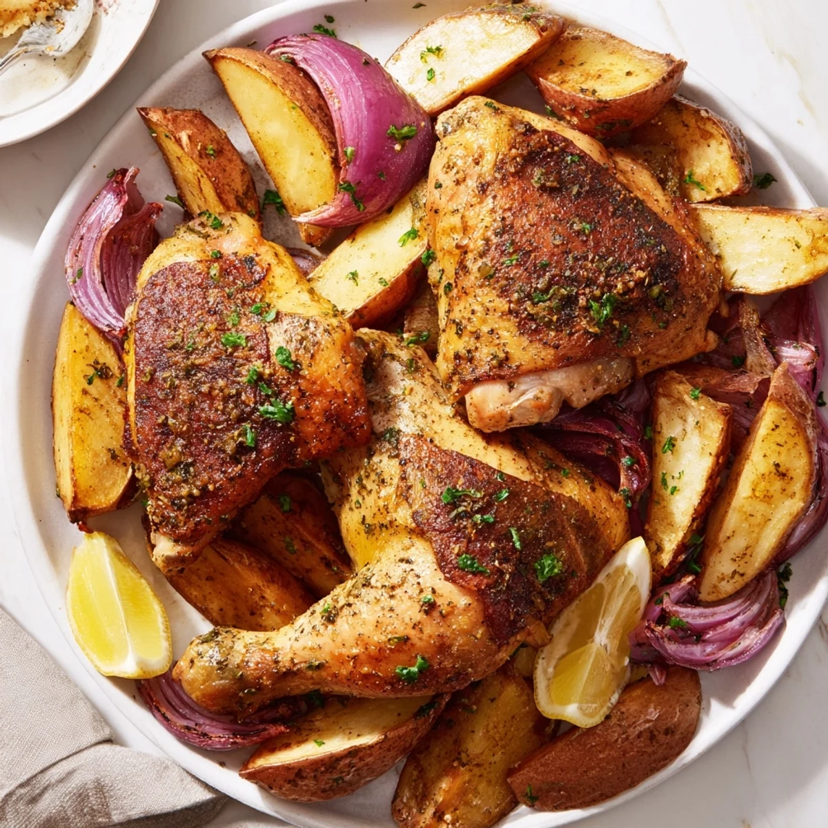 Greek Lemon Chicken Potatoes