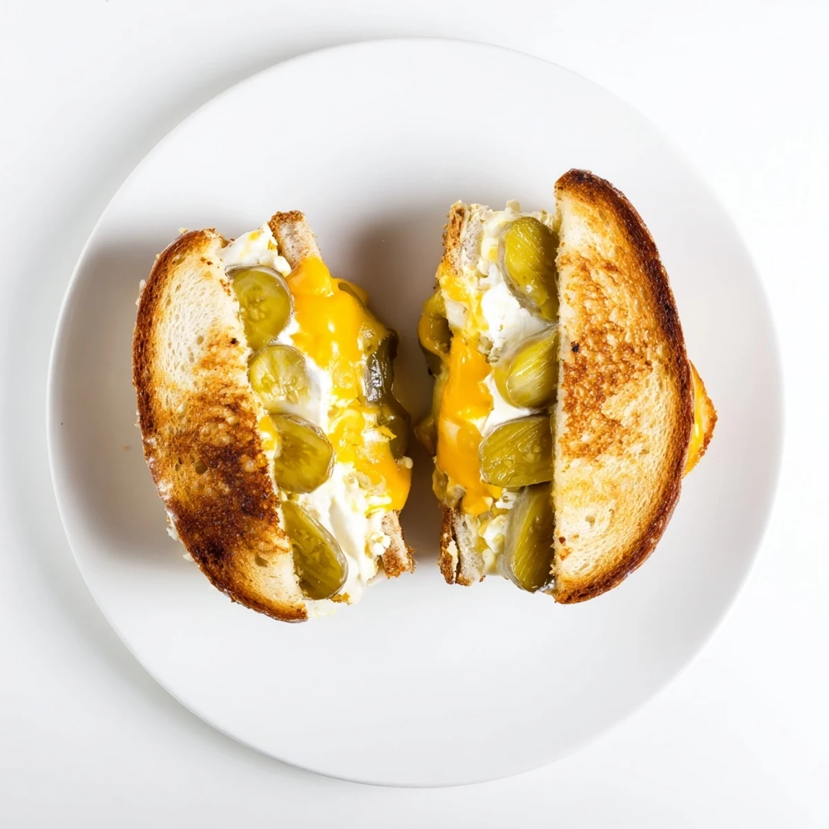 Gooey Pickle Grilled Cheese
