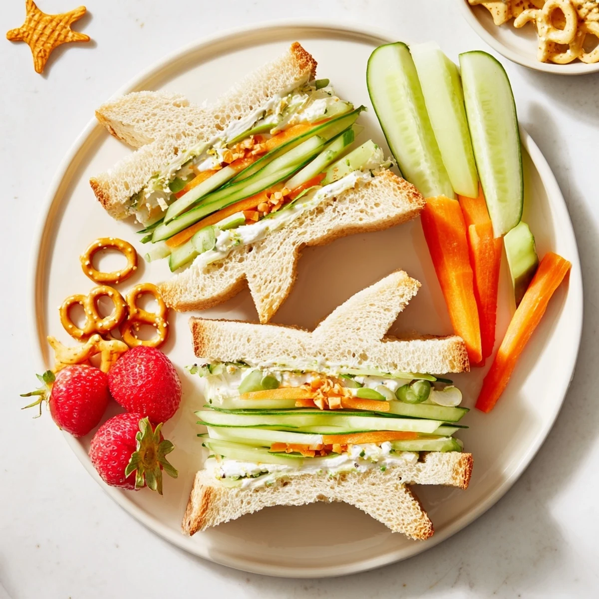 Bright photo of Beach Day Starfish Snack Spread, featuring charming snacks and colorful summer treats.