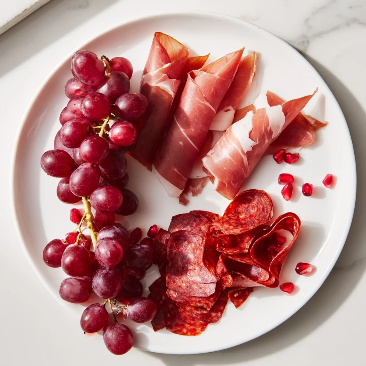 Crimson Crest Charcuterie Board