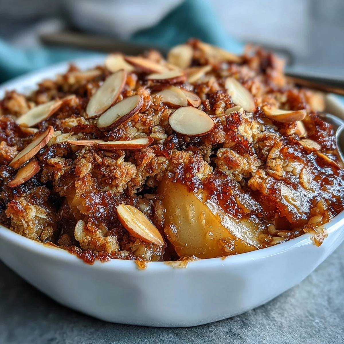 Cardamom Spiced Apple Crisp
