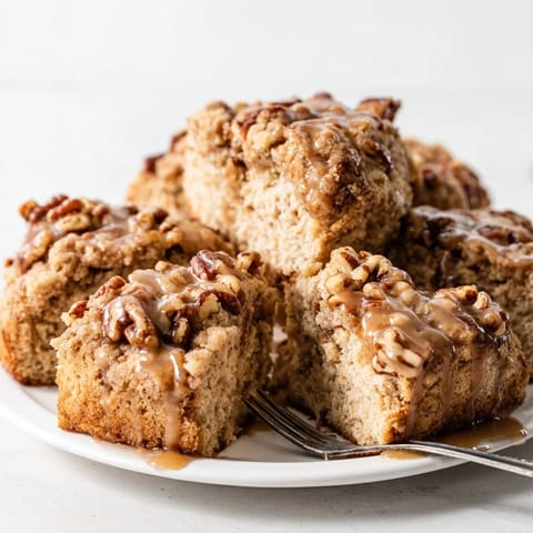 Maple Pecan Coffee Cake Scones