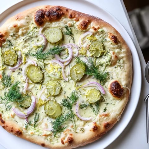 Pickle Pizza Crème Fraîche Dill