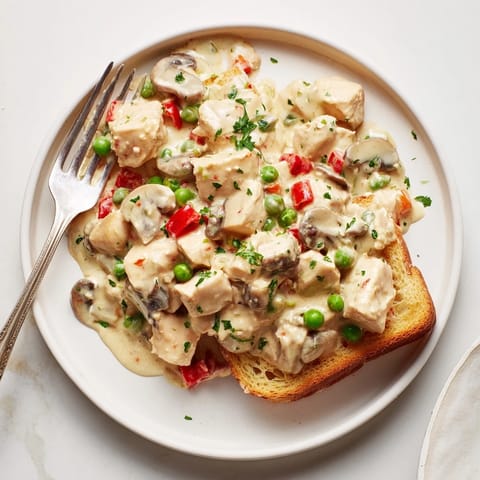 Chicken à la King Toast