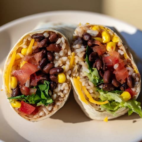 Rice Bean Burritos