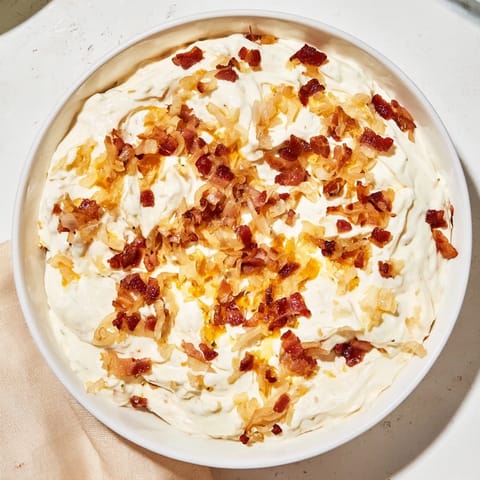 Caramelized Onion Bacon Dip