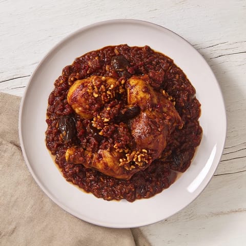 Budget Fesenjan Chicken Thighs