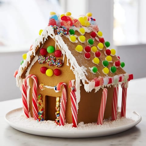 Festive Gingerbread House Decor