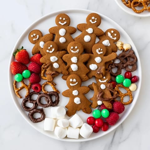 Gingerbread Man Cookie Board