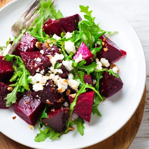 Roasted Beet Goat Cheese Salad