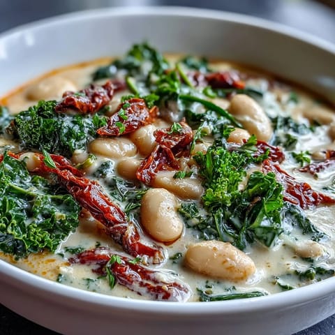 Creamy Tuscan White Bean Soup