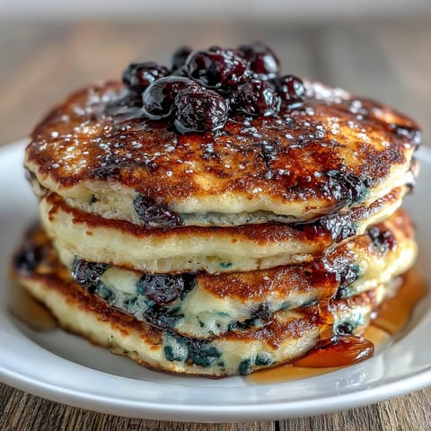Lemon Blueberry Sourdough Fluffy