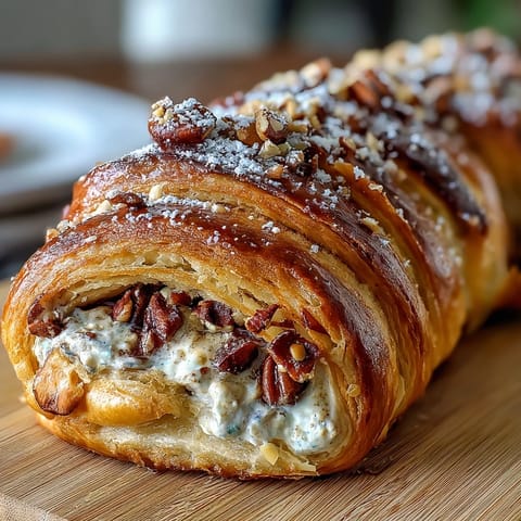 Golden sourdough rolls swirled with luscious almond cream, baked to flaky perfection for a breakfast treat inspired by classic French almond croissants.