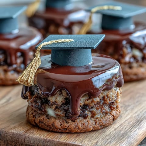 Celebrate your grad with these Easy Graduation Cookies, topped with fondant caps and tassels for a fun dessert.