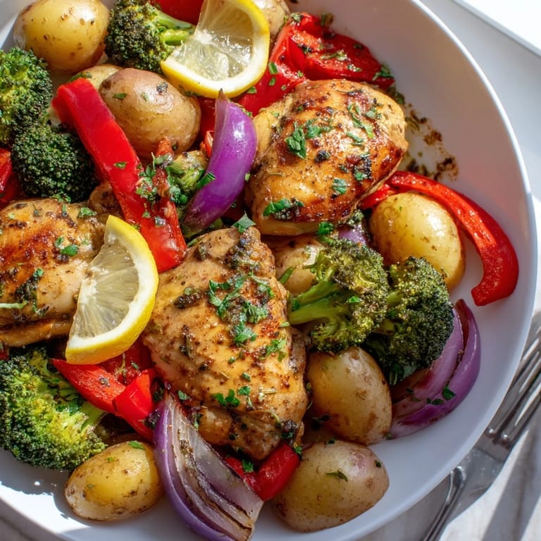 Easy Lazy Gourmet Chicken & Vegetable One-Pot recipe for quick, flavorful family meals.