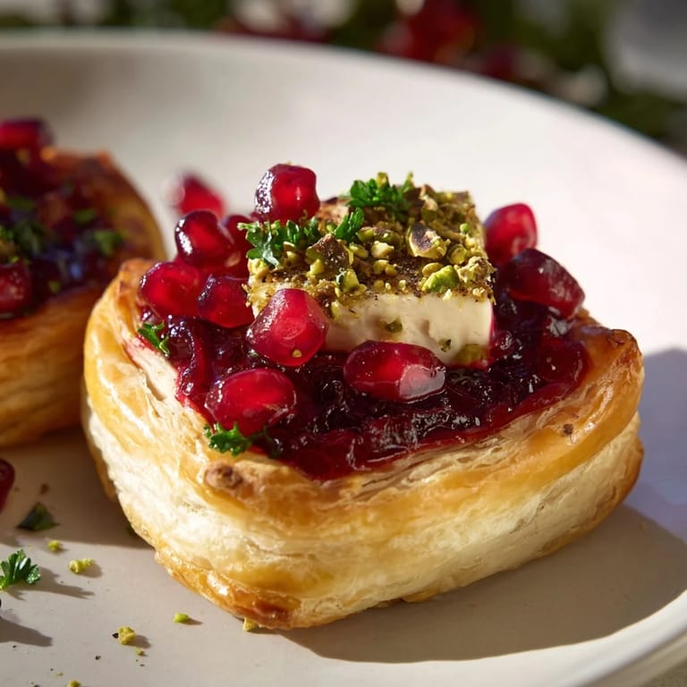 Warm, melted Brie and fruity preserves create stunning Fireworks Brie Tartlets, perfect for entertaining.