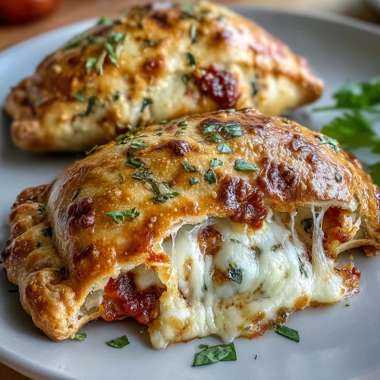 A close-up shot shows a hand holding a High Protein Pizza Hot Pocket with a gooey cheese pull and zesty red sauce.