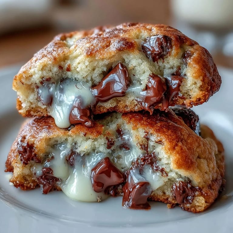 Cottage cheese chocolate chip cookies baked golden brown with gooey chocolate pockets and a soft, tender crumb.