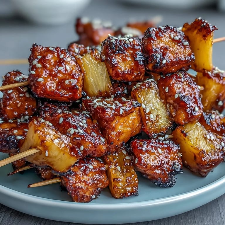 Easy Air Fryer Chicken Pineapple Bites, combining marinated chicken and fresh pineapple for a delicious, gluten-free weeknight meal.