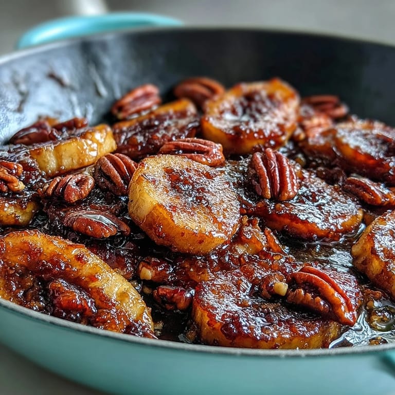 Soul Food Candied Yams Skillet with Brown Sugar: tender yam slices bathed in rich, spiced brown sugar glaze, creating a glossy, irresistible Southern side dish.